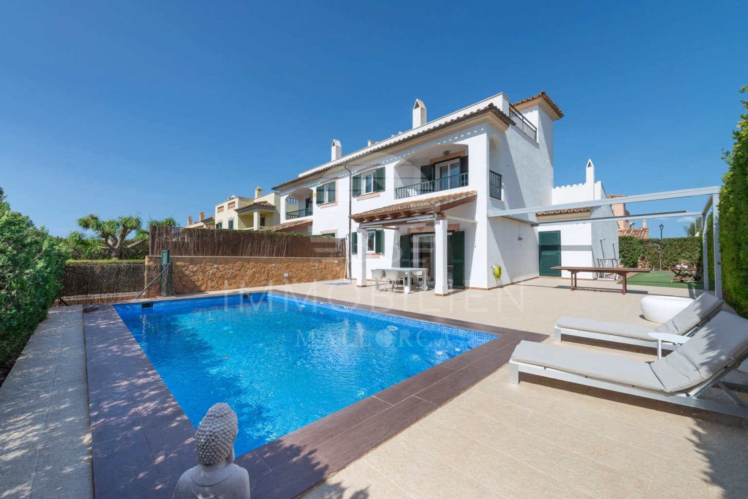 Terraced house with pool, garden & garage in Son Veri Nou - 1