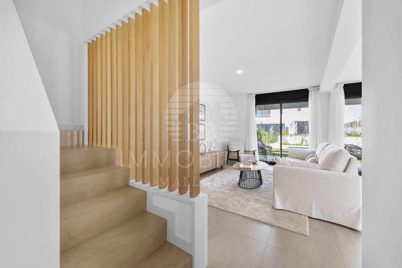 High-quality semi-detached house, new build with pool 5